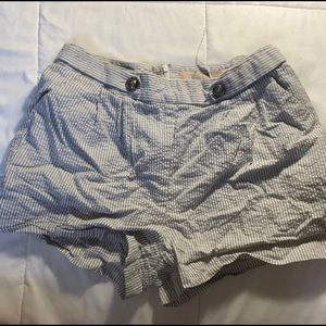 forever 21 beach striped shorts